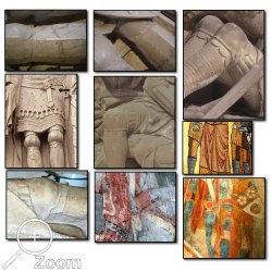 Verschiedene Darstellungen von Diechlingen des Zeitrahmens 1220-1360