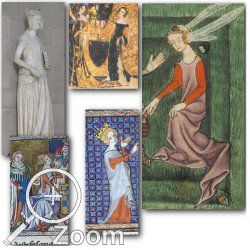 Verschiedene Darstellungen von Hllenfenstersurcots, 14. Jhd. Frankreich und England
