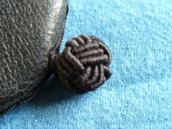 Detail des trkischen Knoten aus Seide