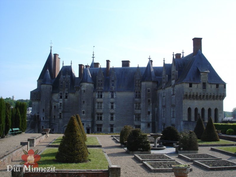 Rückansicht von Schloss Langeais