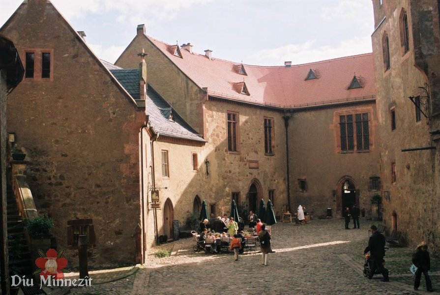 Der Hof von Burg Kriebstein