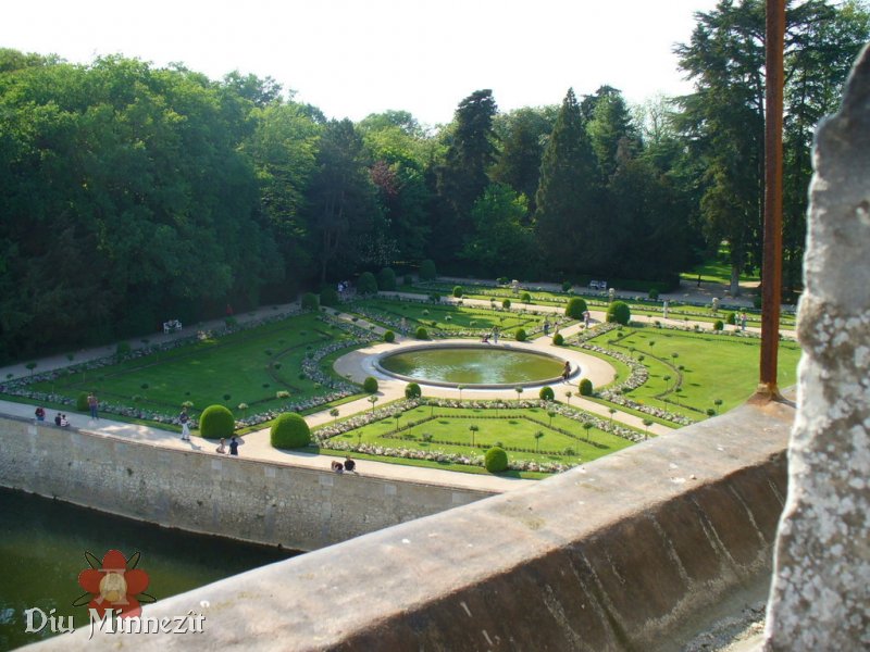 Der Park von Schloss Chenonceau