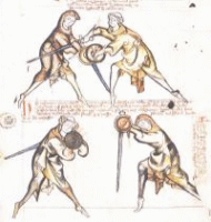 Illustration aus dem Tower Fechtbuch (I.33.)