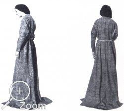Kleid der heiligen Klara, erste Hälfte 13tes Jahrhundert