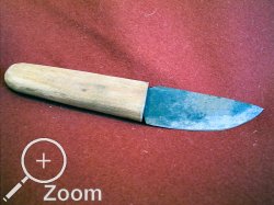 Einfaches Messer mit Klinge nach Schleswigfund