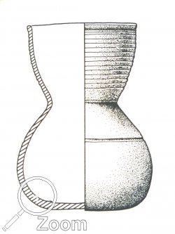 Beutelbecherfund, Ende 15tes Jahrhundert, aus der Latrine des Spitals in Bad Windsheim