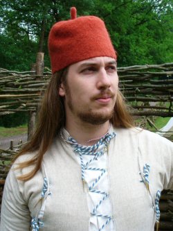 Detail der Schn�rung