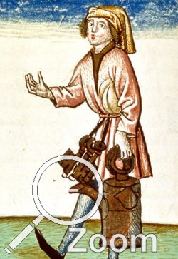 Glockenkanne im Schachzabelbuch, sterreich, sptes 15tes Jahrhundert
