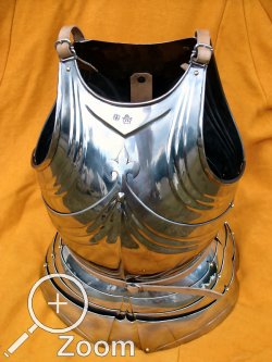 Sptgotischer Brust-und Rckenharnisch mit Kannelierungen nach Nrnberger Provinienz