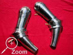 Einfaches, knechtisches Armzeug mit halben Armrhren und Ellenbogen