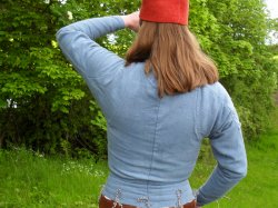 Detail des Rckens mit zentralen Keilen