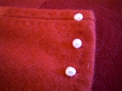 Detail der Perlenapplikation